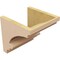 Ekena Millwork 10"W x 10"D x 10"H Wide Diane Rough Cedar Woodgrain TimberThane Corbel, Primed Tan CORUR10X10X10DIARCPR - alternate 3